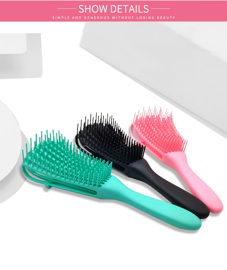 Detangling Hair Brush Head Massage Comb Hairdressing Modeling Combs