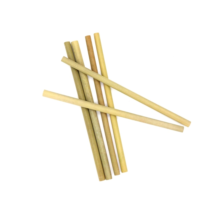 Bamboo Drinking Straws with Customized Logo Reusable Bamboo Straw