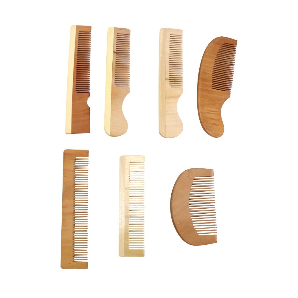 Organic Bamboo Wood Comb Massage Hair Skin Air Cushion Comb