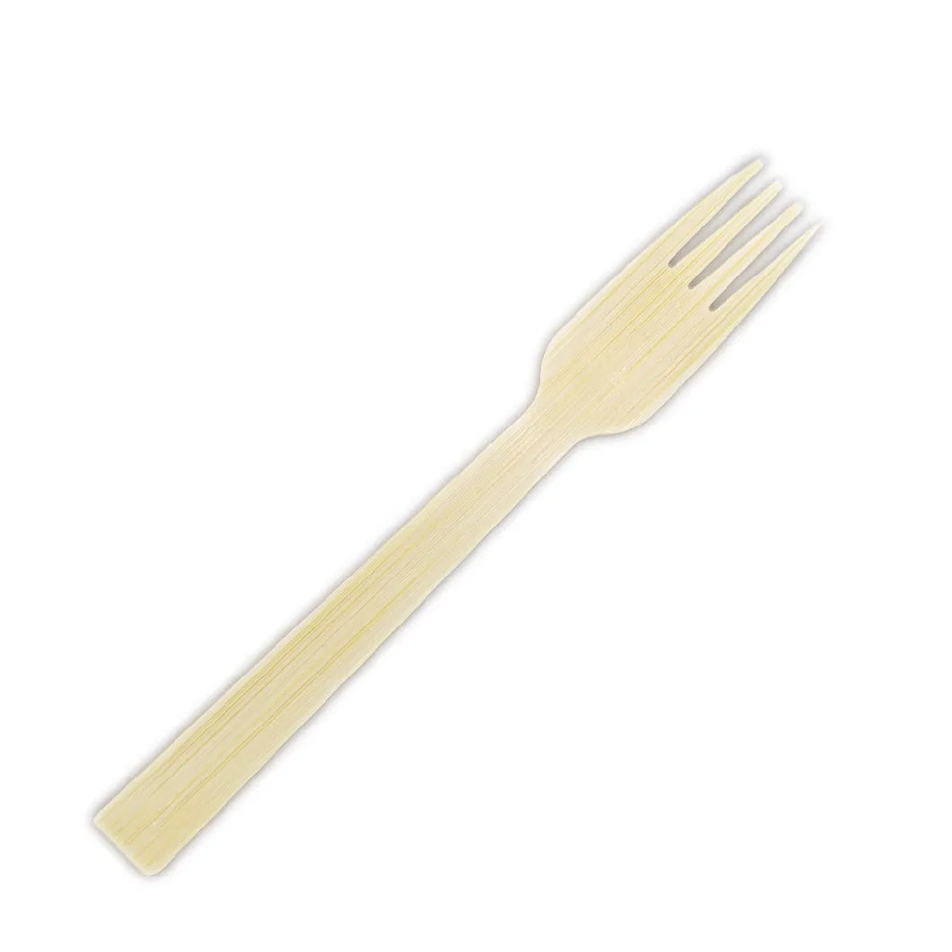 Factory Custom Portable Disposable Bamboo Knife Cutlery Set Logo