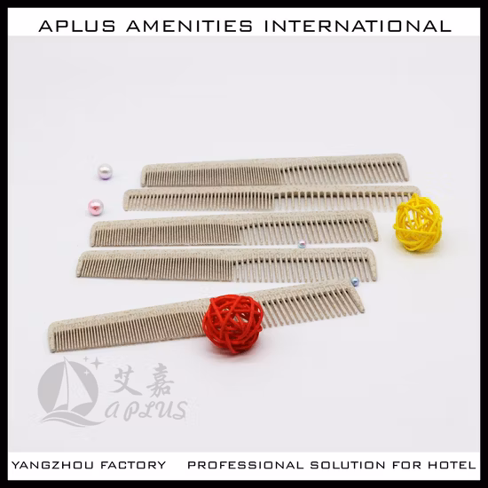 Wholesale Hot Sale Best Quality Hotel Natural Bamboo Wooden Straw Hair Comb