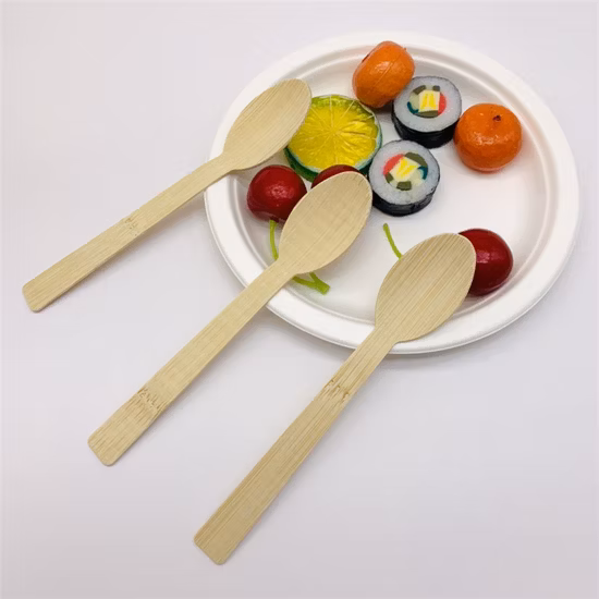 Popular Styles 100% Biodegradable Bamboo Cutlery Set