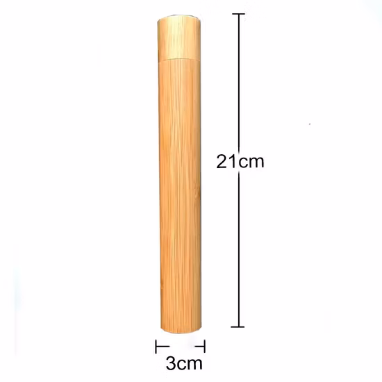 Wholesale Bamboo Products Eco Bamboo Toothbrush Travel Case