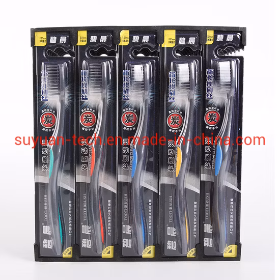 Bamboo Charcoal Clean and Care Gingival Soft Bristle Toothbrush Adult Toothbrush